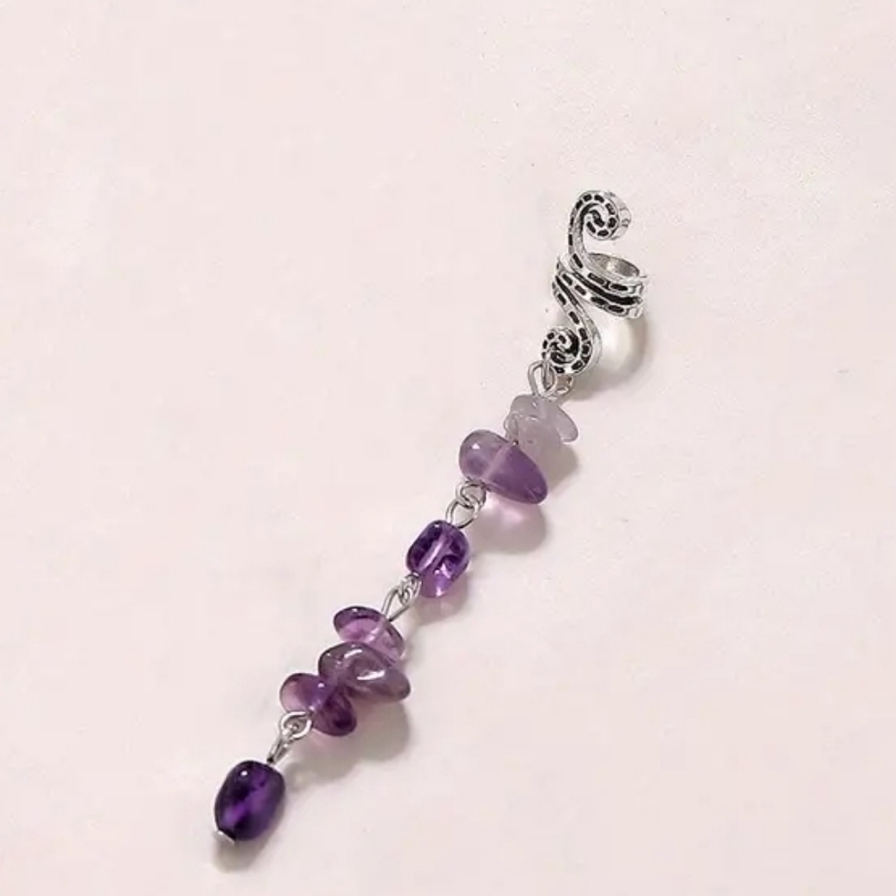 New Natural Healing Gem Stone Hair Braid/Dread Accessory